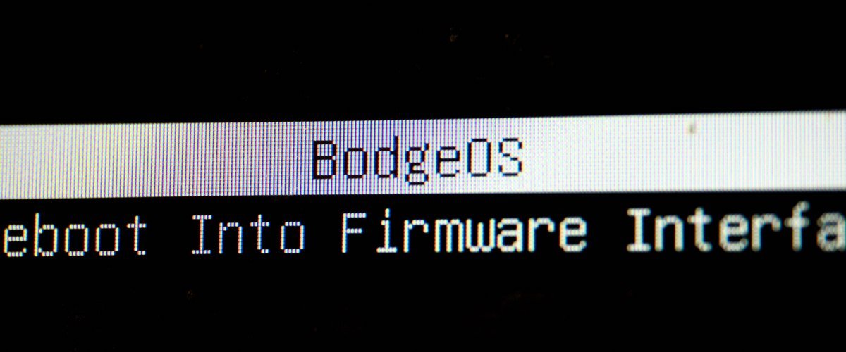 BodgeOS pt.2: Running on real hardware