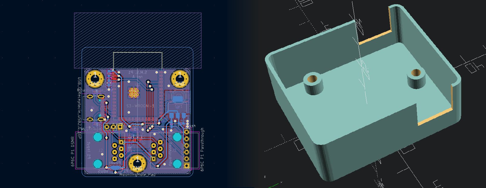 Automatic case design for KiCad