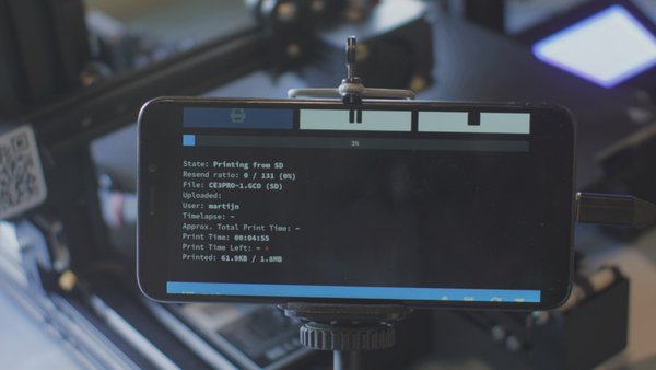 Running Octoprint on the PinePhone