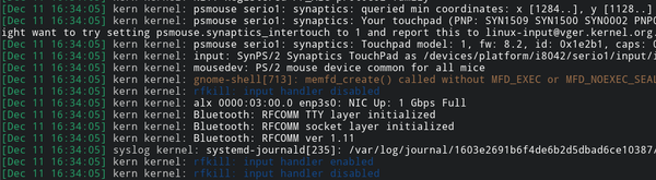 Looking closer at the syslog